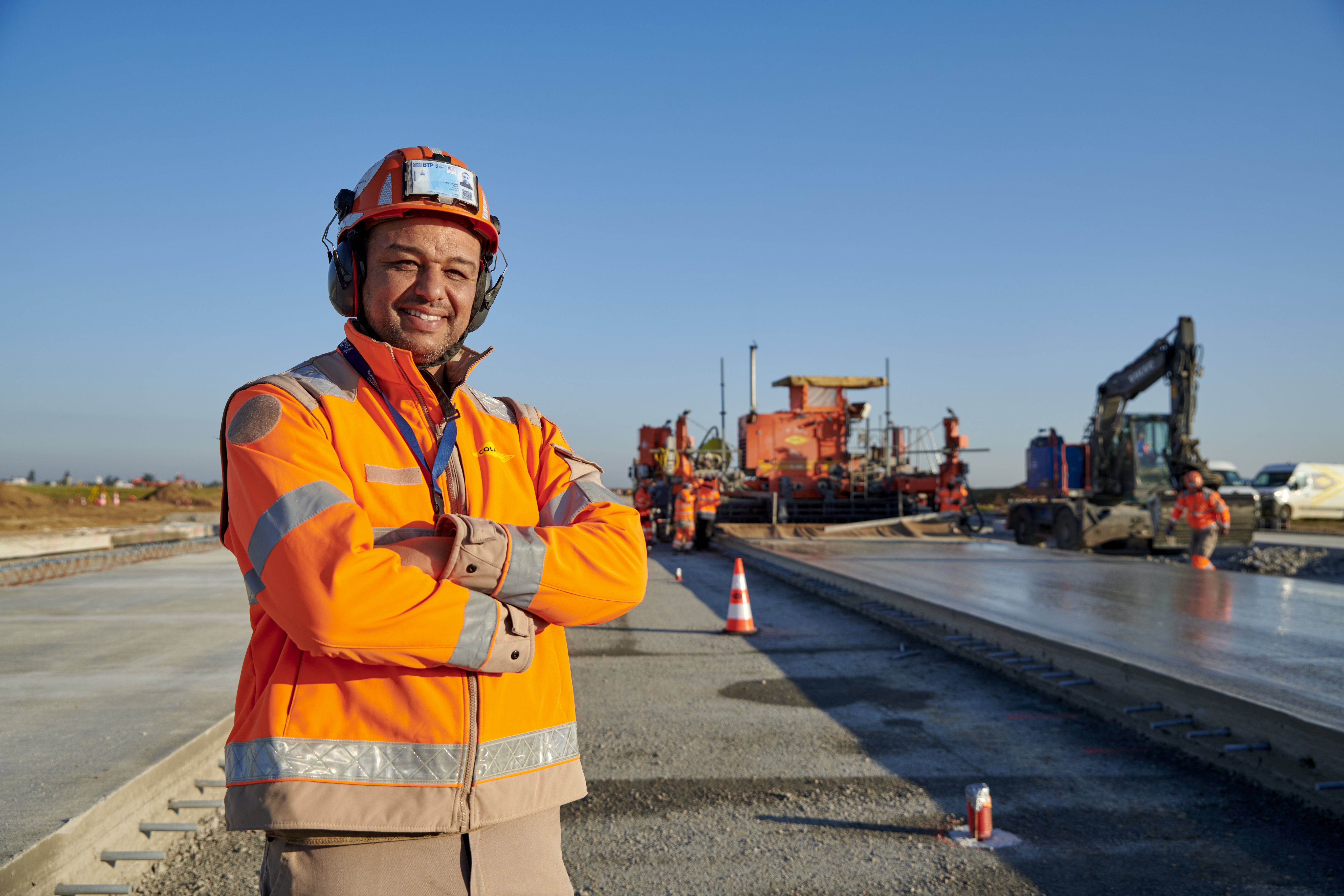 Collaborateur sur chantier