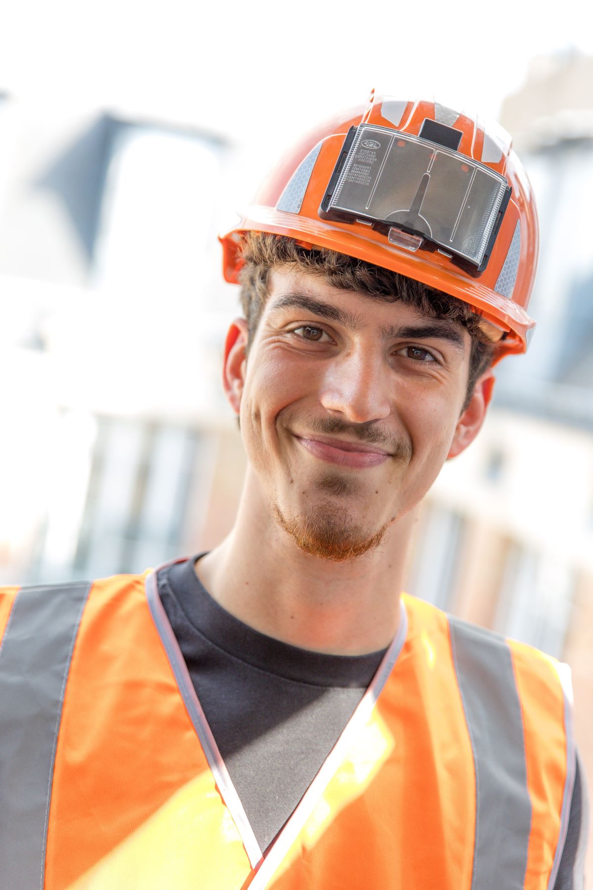 Collaborateur sur un chantier de réhabilitation