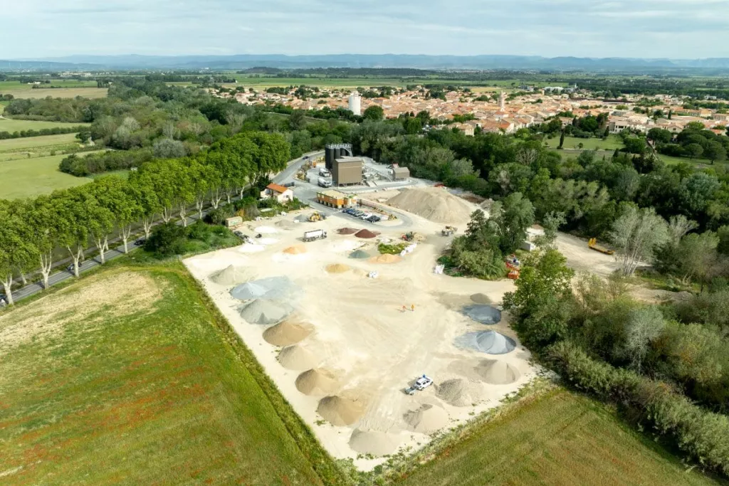 Carrière et plateforme Valormat de Nordhouse