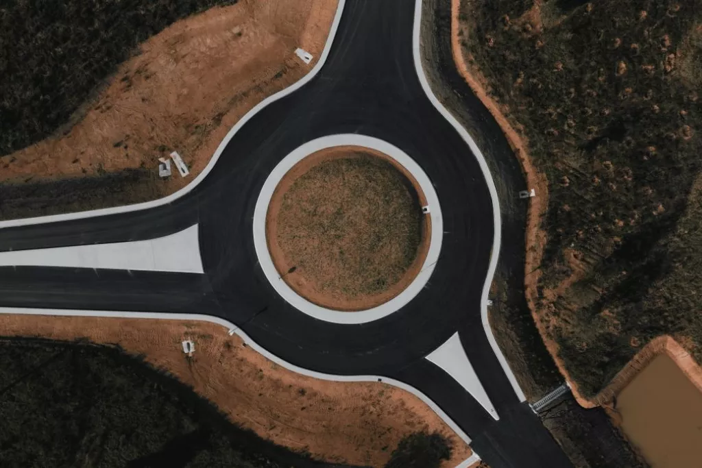 Roundabout made by Colas