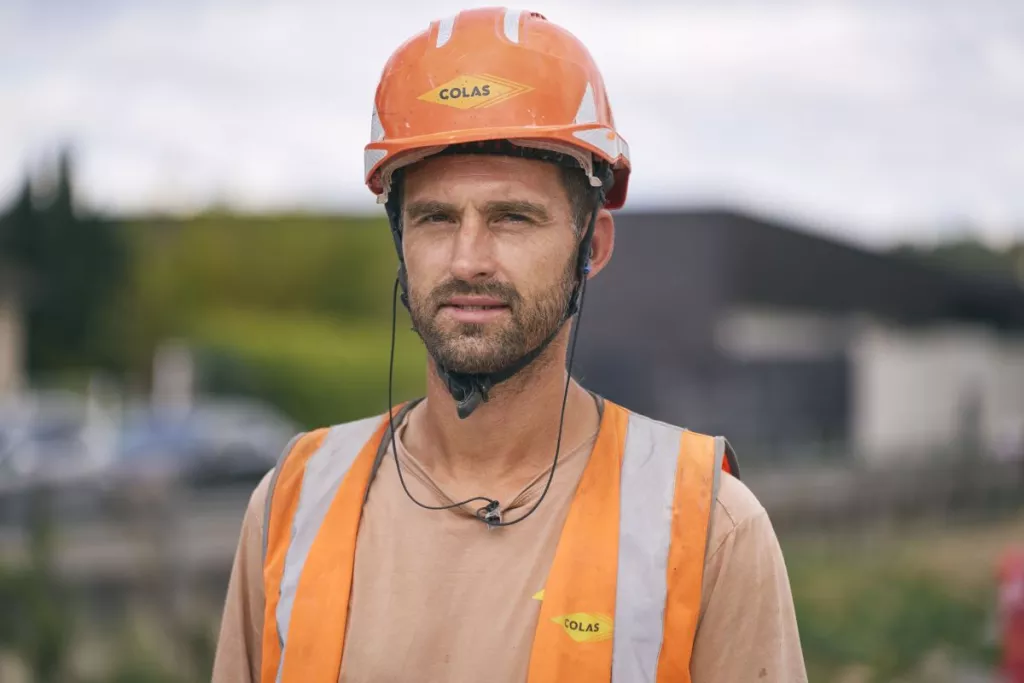 Portrait d'un collaborateur Colas