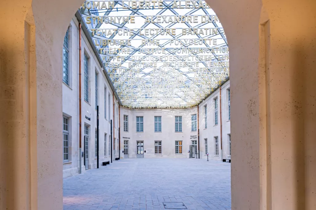 Chantier de rénovation du château de Villers-Cotterets réalisé par Colas