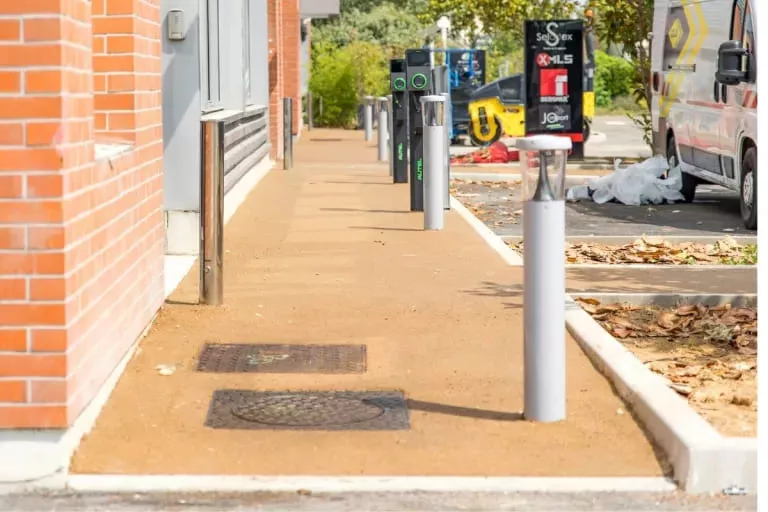 Illustration of Trottoir au "Carré des aviateurs", Blanc Mesnil (93)