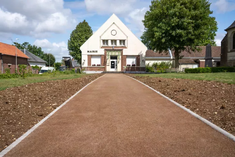Illustration of Aménagement des trottoirs et stationnement, Rumigny (80)