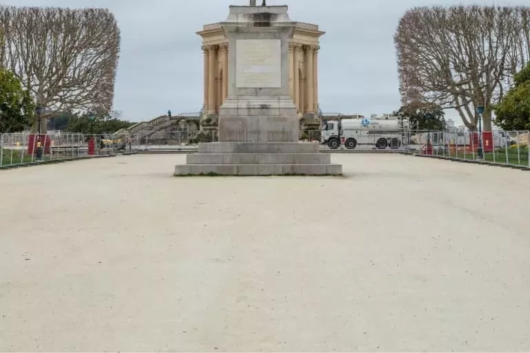 Illustration of Réfection de l'esplanade du Peyrou, à Montpellier