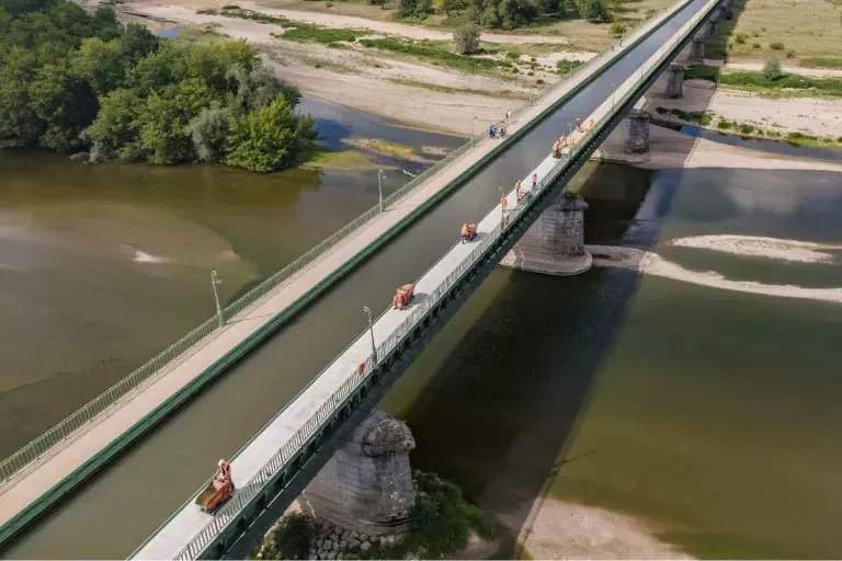 Illustration of Restauration du pont-canal, Briare (45)