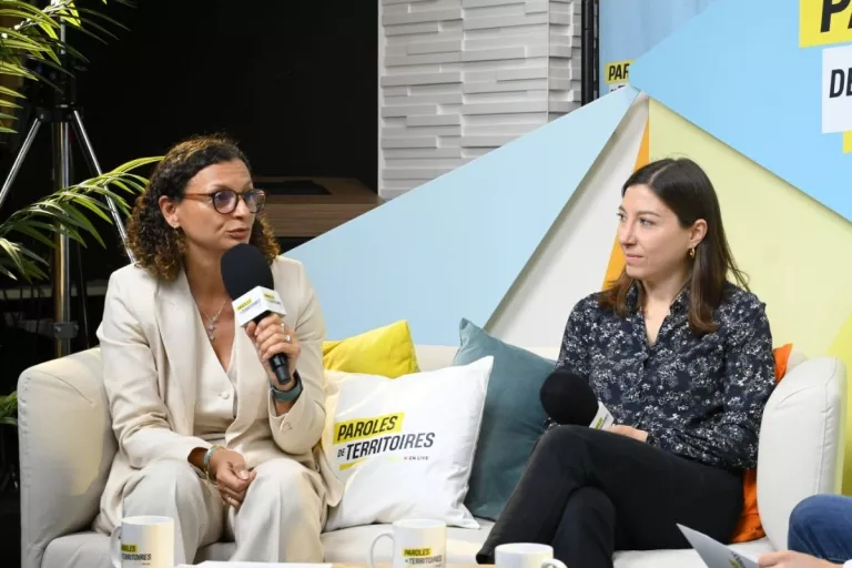 Hiba Debouk et Nancy Vallette participent au débat Paroles de Territoires consacré à la résilience des villes face au changement climatique.