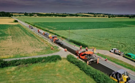 Chantier RD 4- procédé Recycol
