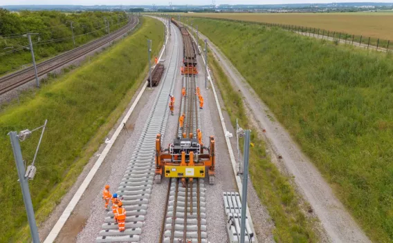 Réalisation des travaux de voies CDG Express