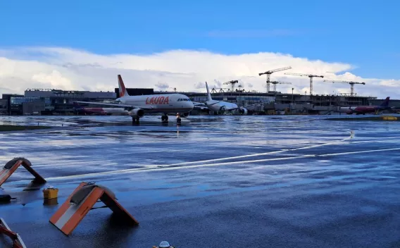 Travaux de réfection à l'aéroport de Vienne