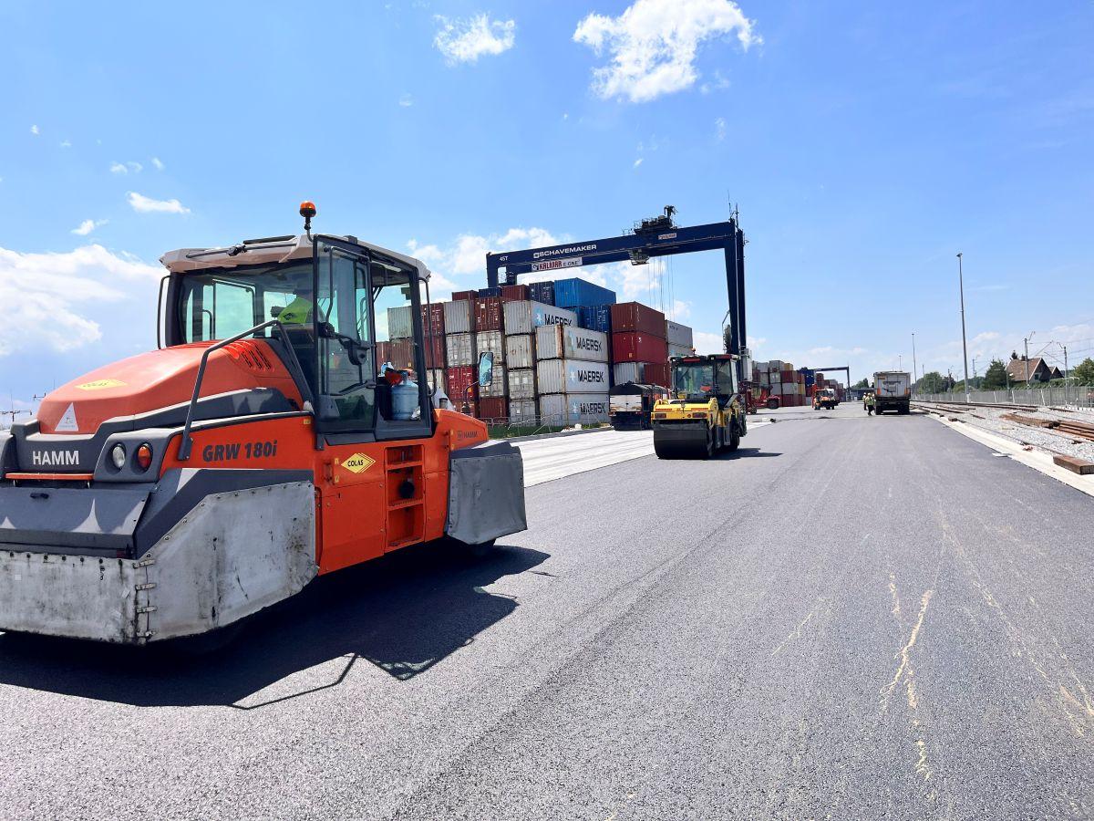 Extension de la voie d'évitement du terminal à conteneurs, phase II en Pologne