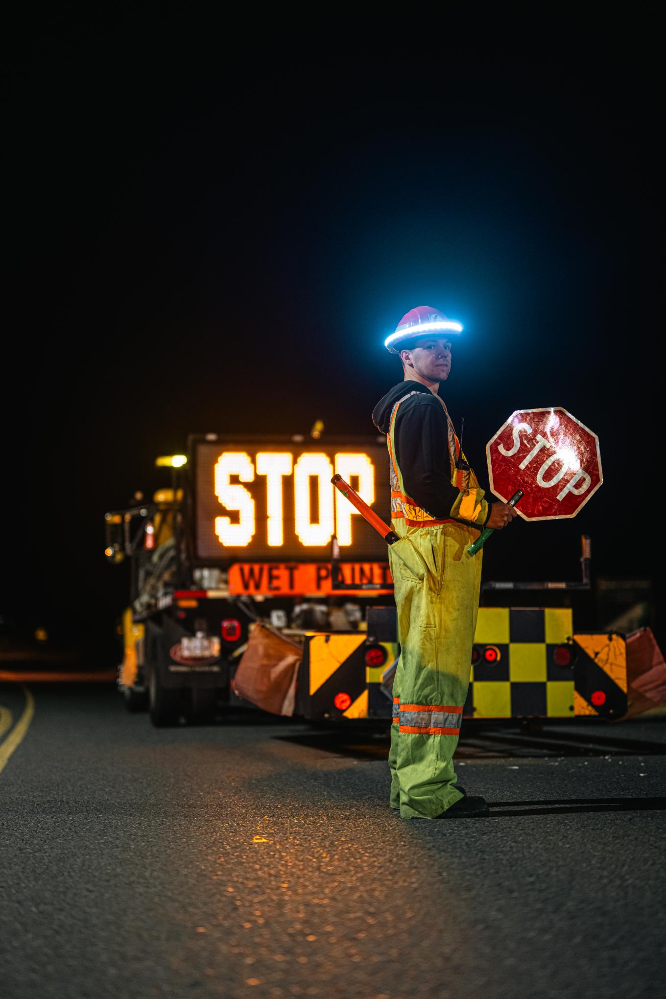 Marquage à l'aéroport international de Kelowna