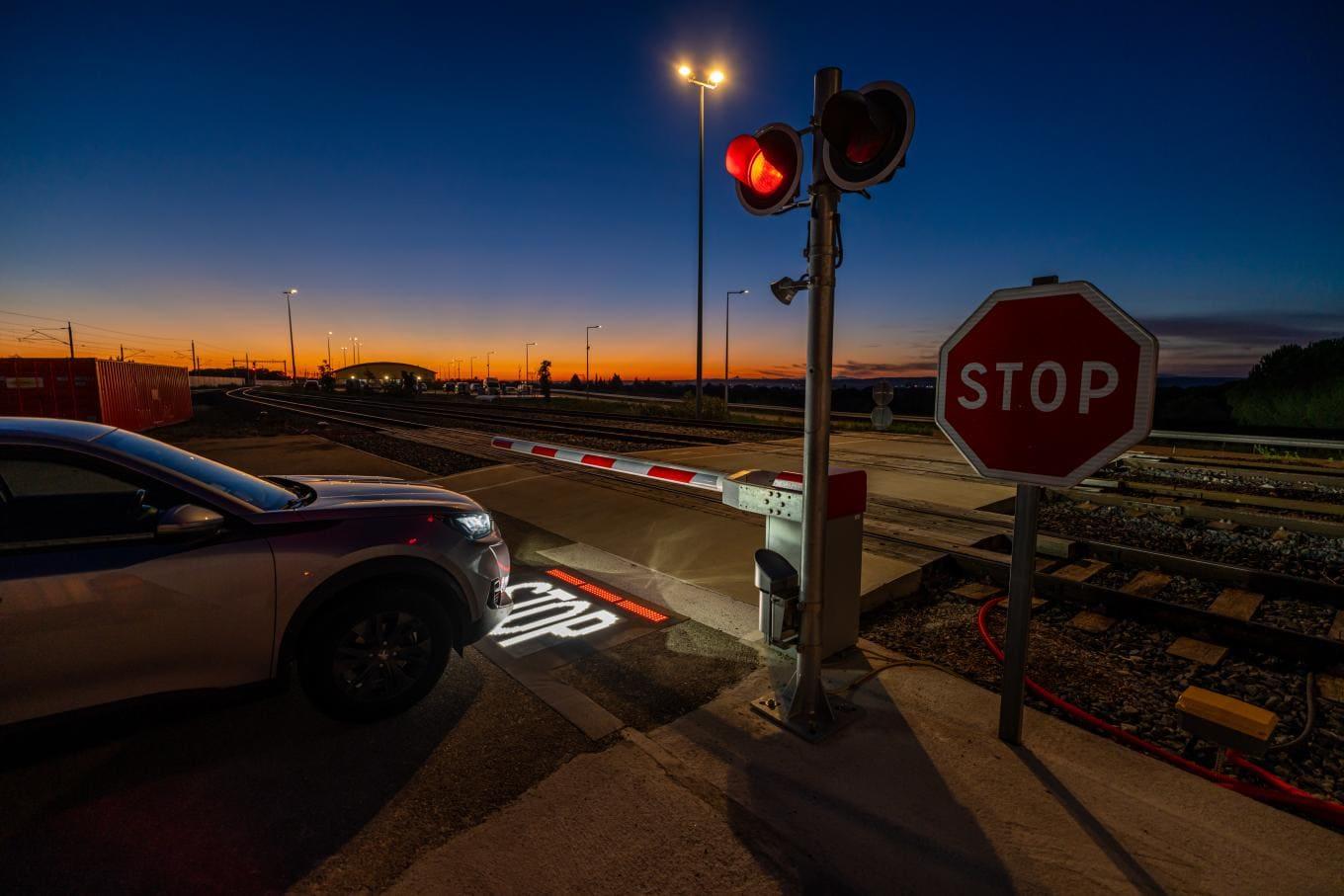 Passage à niveau Flowell - Site de démonstration Oc'Via - Nîmes par Colas
