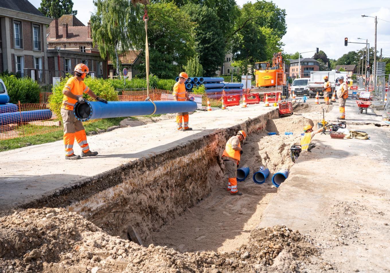 Réfection du réseau AEP - Boulevard Mayot d'Inville