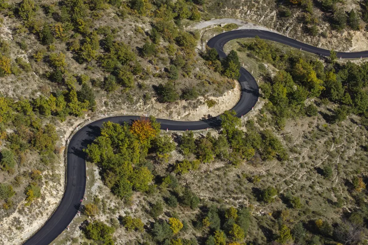 Route fait par Colas de la Vallée du Jabron