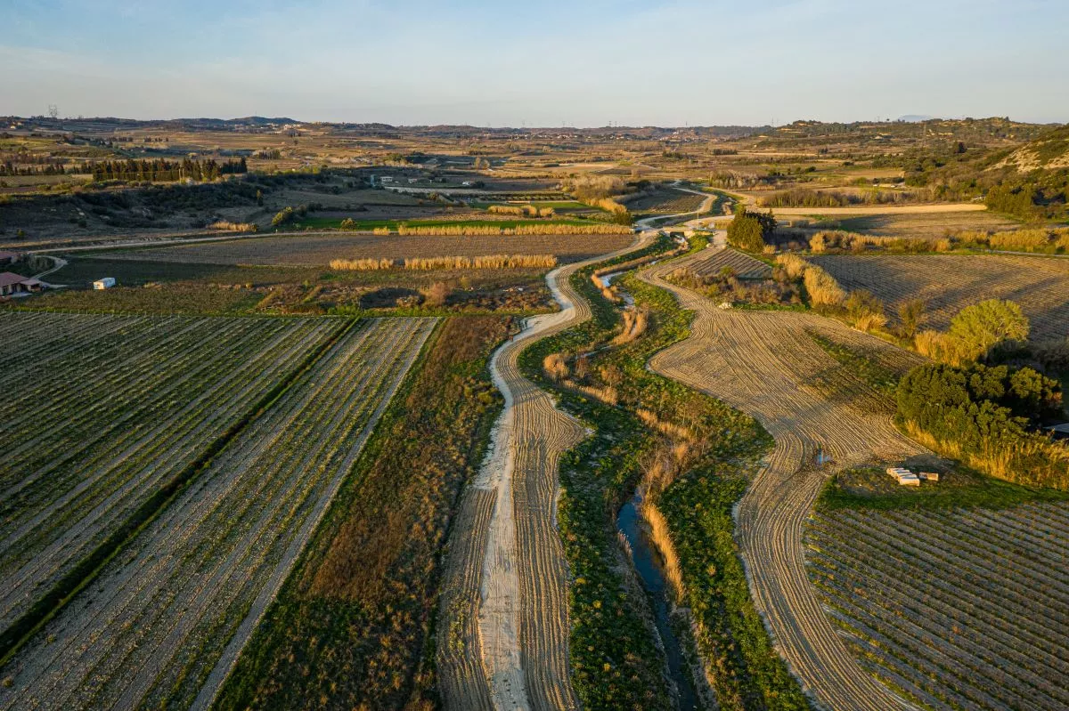 Ecological engineering project in Théziers carried out by Colas