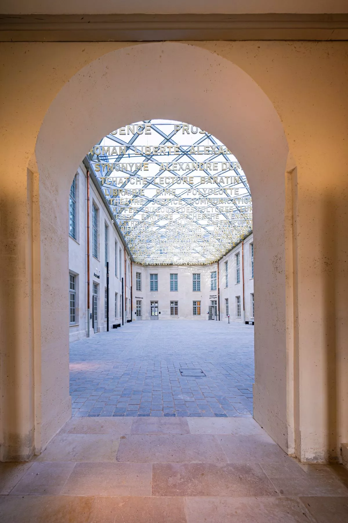 Renovation site of the Château de Villers-Cotterêts carried out by Colas