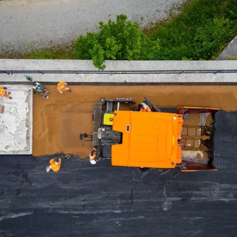 Illustration of Vegecol : l’enrobé bas carbone qui transforme les aménagements urbains