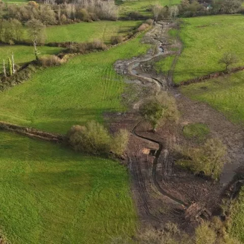 Illustration of Restauration de cours d'eau : un projet de génie écologique dans le Pays Fléchois
